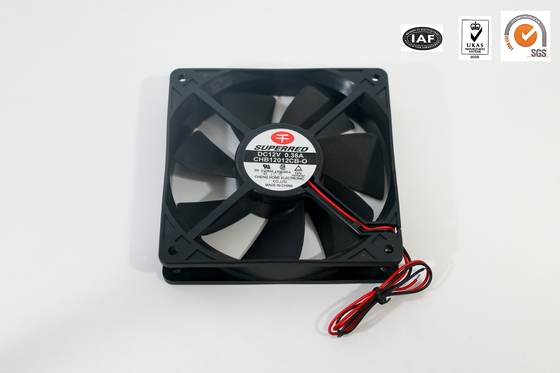 120x120x38mm DC Bilgisayar Fanı Kurşun Tel AWG26 CPU Soğutma İçin Sinyal Çıkış Seçeneği