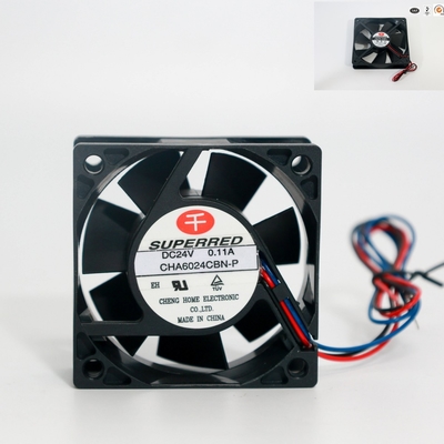 Sinyal Çıkış Seçeneği ile Plastik PBT DC CPU Fanı 80 X 80 X 25mm