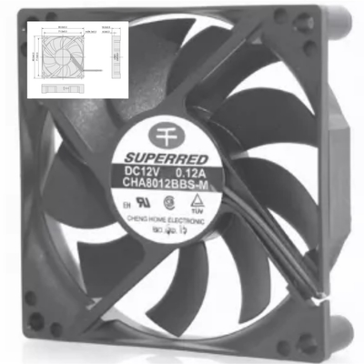 80x80x16 DC Sinyal Çıkışlı Soğutma Fanı Endüstriyel Uygulamalar İçin Soğutma Çözümü