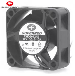 50x50x20 DC Soğutma Ventilatörü Elektrikli Şömine / Fırın / Duvar Soğutucu için Siyah Renk