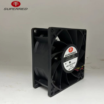 0.2A Akım DC CPU Fan Verimli Soğutma için 3Pin Bağlantısı ile Siyah Renkli
