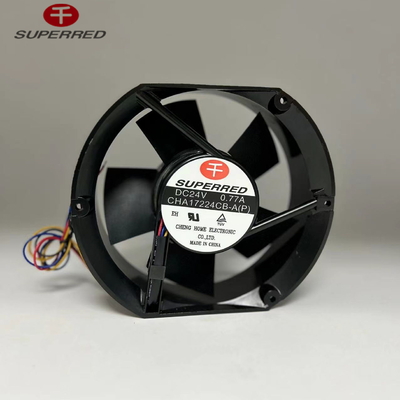 Plastik PBT 94V0 Çerçeve DC CPU Fan En iyi performans için güvenilir DC soğutma fanı