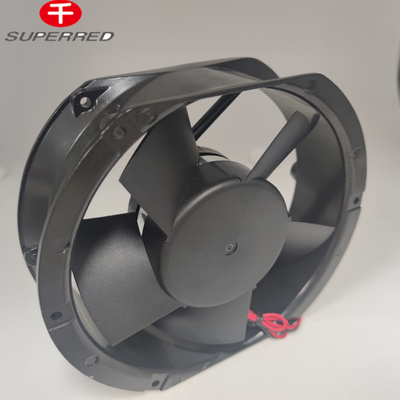 Siyah kurşun tel AWG26 DC soğutma fanı - verimli soğutma performansı