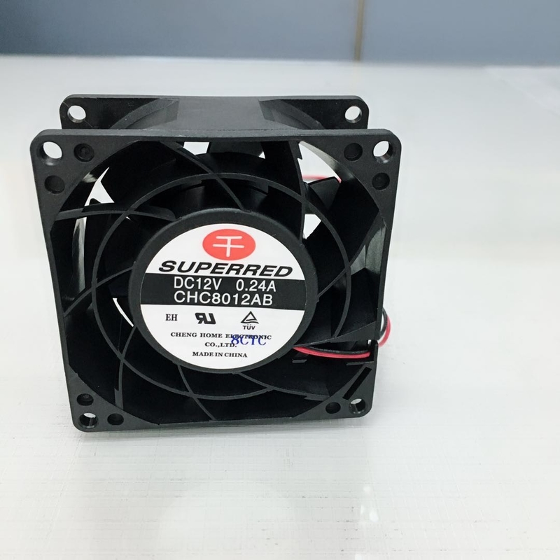 0.2A DC 12V Soğutma Fanı Kol Rulman Bilgisayar CPU'ları İçin 35000 Saat Ömrü