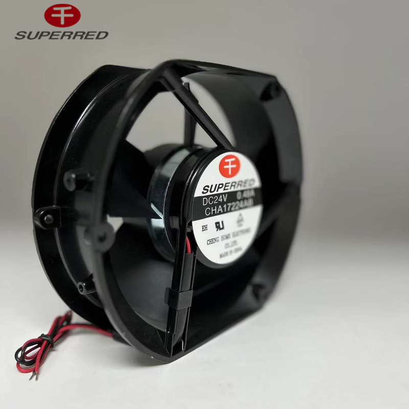 80x80x25mm CPU DC Fan 25dBA Düşük Gürültü Plastik PBT Malzeme Siyah Renk