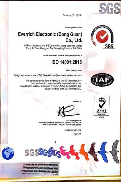 Çin Cheng Home Electronics Co.,Ltd Sertifikalar